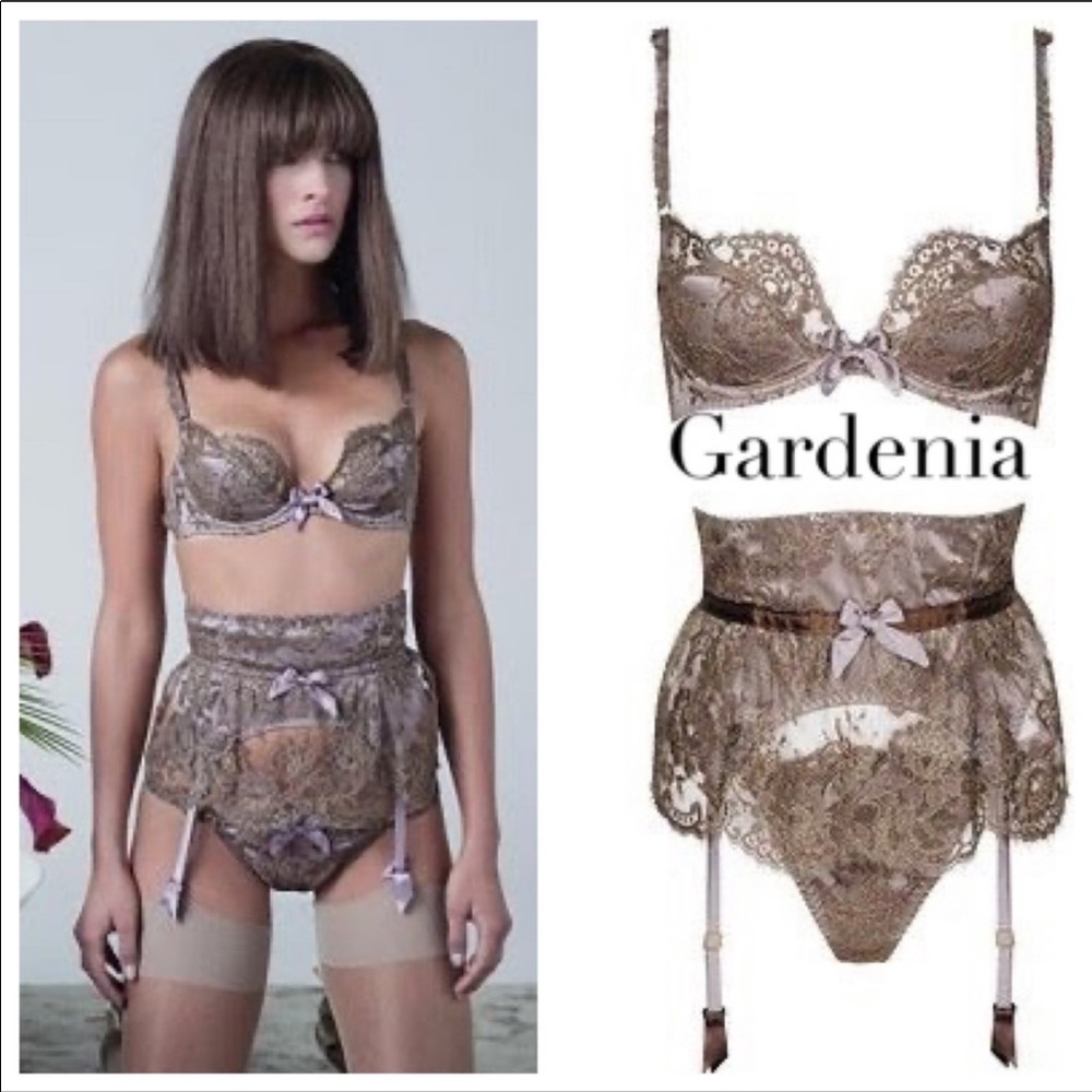 Agent Provocateur RARE GARDENIA Soiree 3pc set